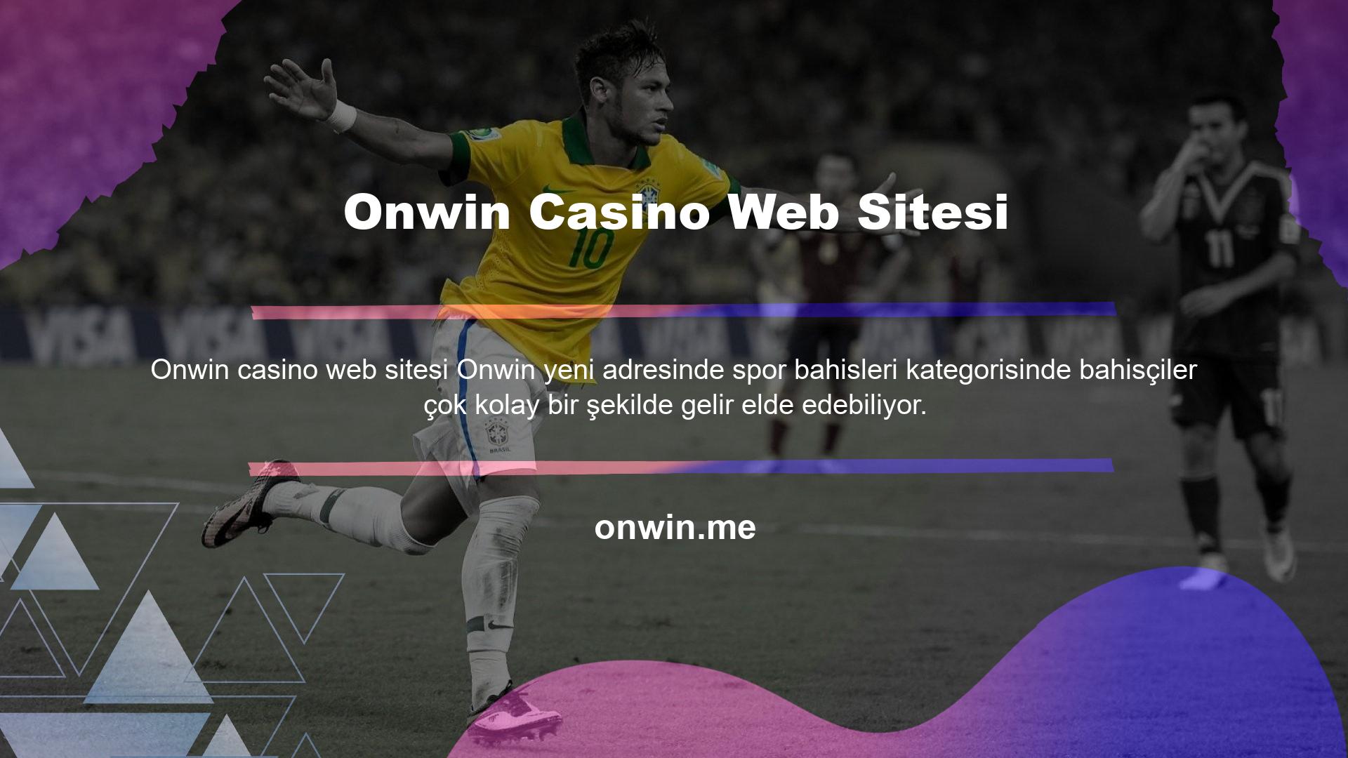 Onwin Casino Web Sitesi
