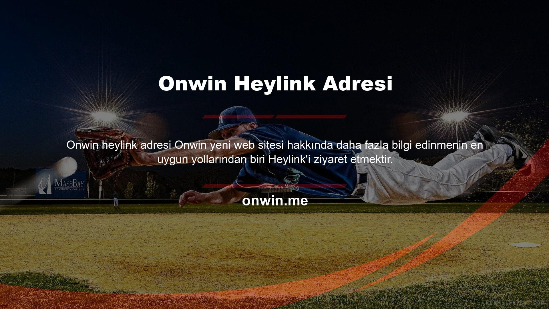 Onwin Heylink Adresi