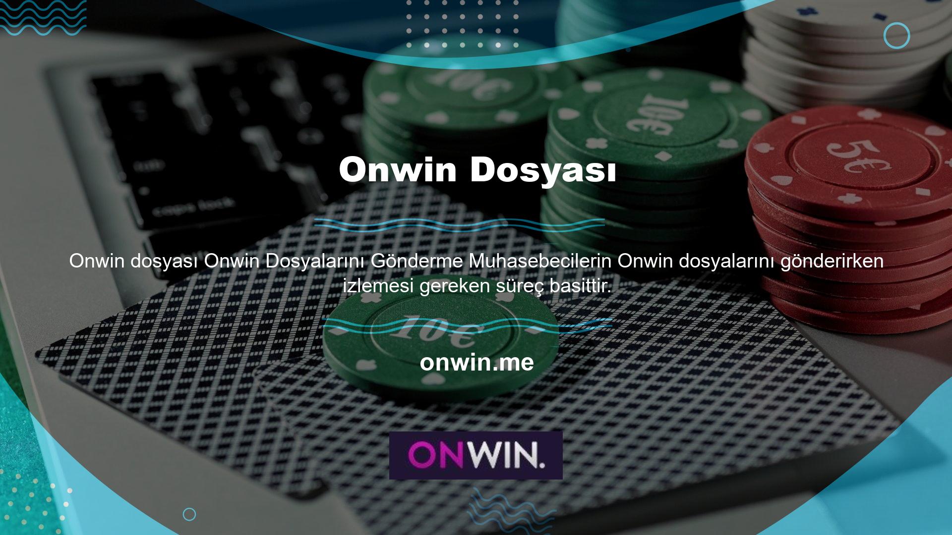 Öncelikle Onwin iletişim bilgilerinizi aktif hale getirmeniz gerekmektedir
