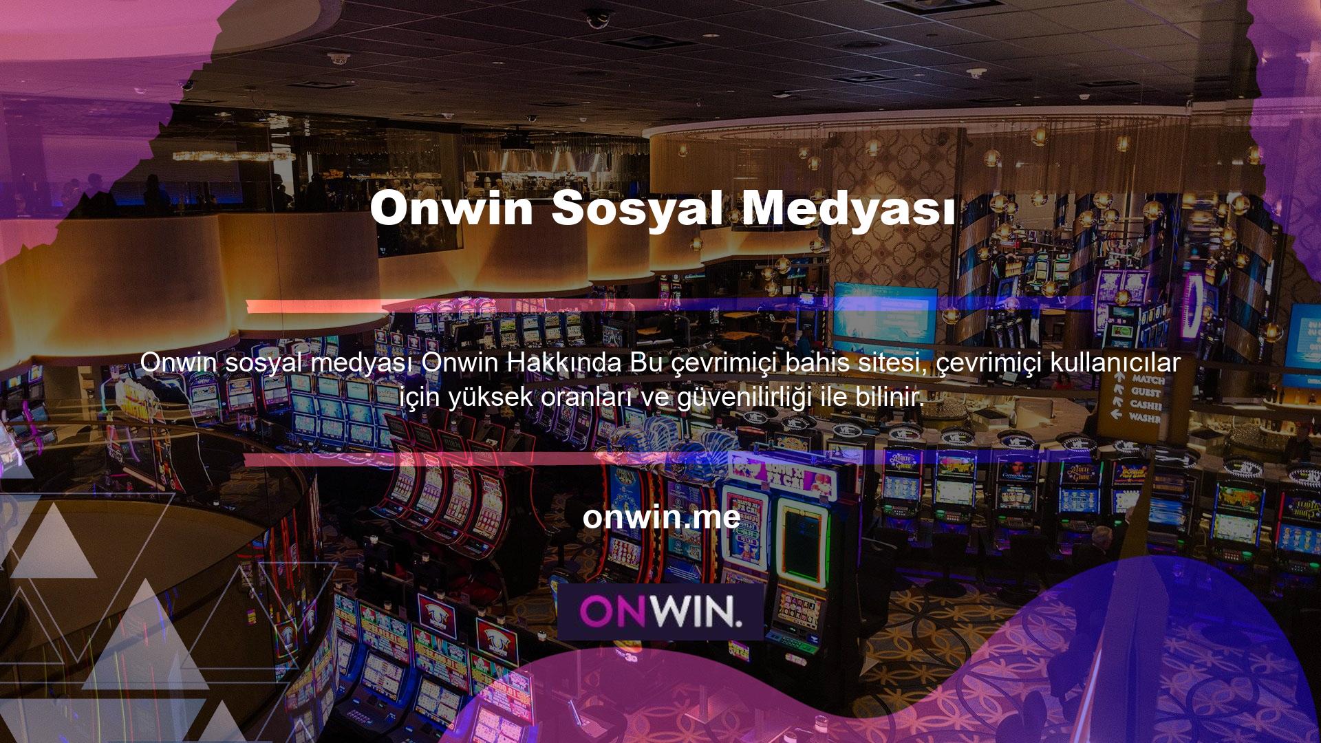 Türk bahis tutkunlarına kaliteli hizmetler sunan ve kullanıcılarına lisanslı güvenilir bir oyun ortamı sağlayan Onwin Facebook giriş programı, öncelikle bir online adres ile kayıt olmanızı gerektiriyor