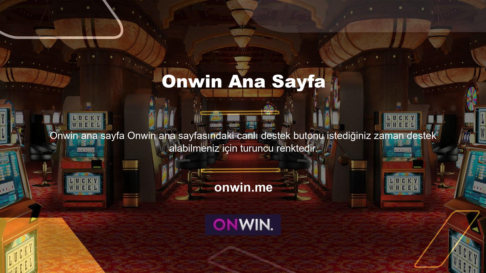Hesabınıza giriş yaptıktan sonra Onwin cihazınızı kullanarak bu sitedeki tüm oyunları oynayabilirsiniz
